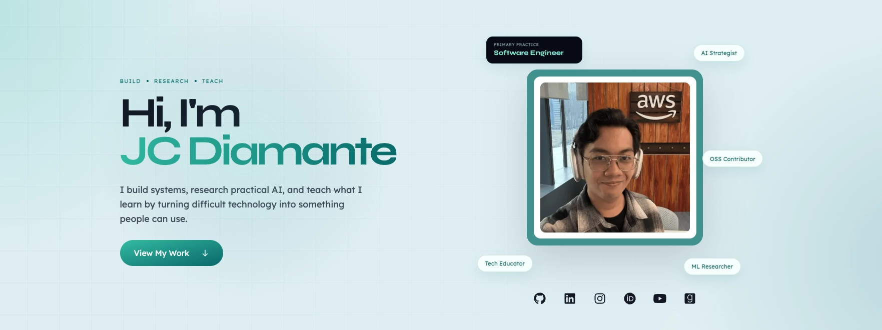 JC Diamante website preview